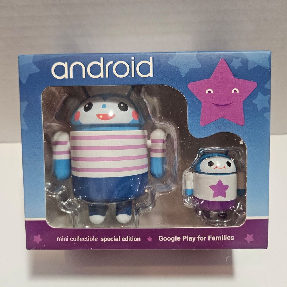 Google Android Mini Collectible Special Edition Google Play for Families